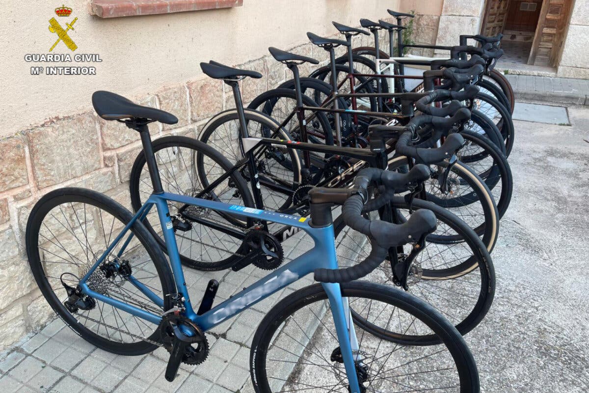 Detenido en Guadalajara con ocho bicicletas robadas en Rivas valoradas en 33.000 euros