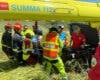 Muy grave un motorista de 31 años tras caer por un terraplén en Olmeda de las Fuentes