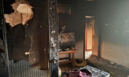 Rescatan a una madre y a su hijo en el incendio de una vivienda en Leganés