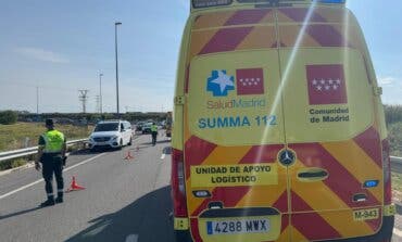 Muere un hombre de 44 años tras salir despedido de su furgoneta en un accidente en la M-506 en Alcorcón