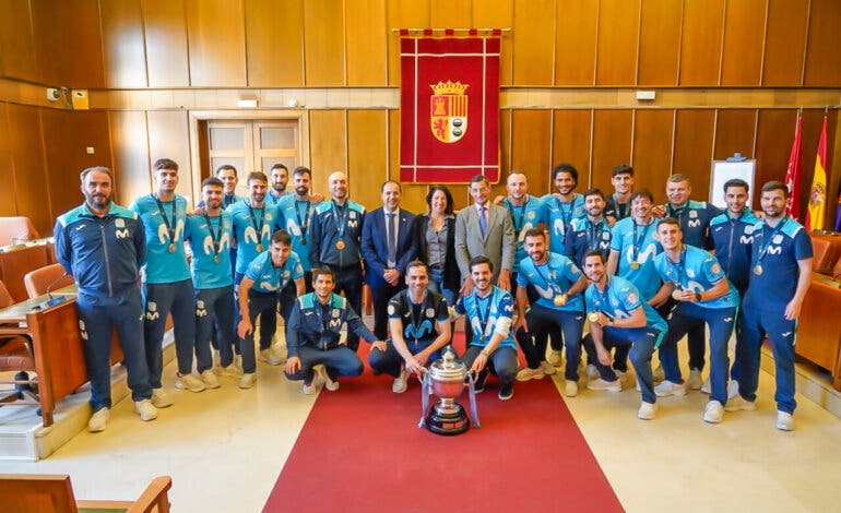 Torrejón de Ardoz celebra la tercera Copa del Rey del Movistar Inter FS