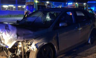 Cuatro jóvenes heridos, uno grave, en un accidente de tráfico en Fuenlabrada