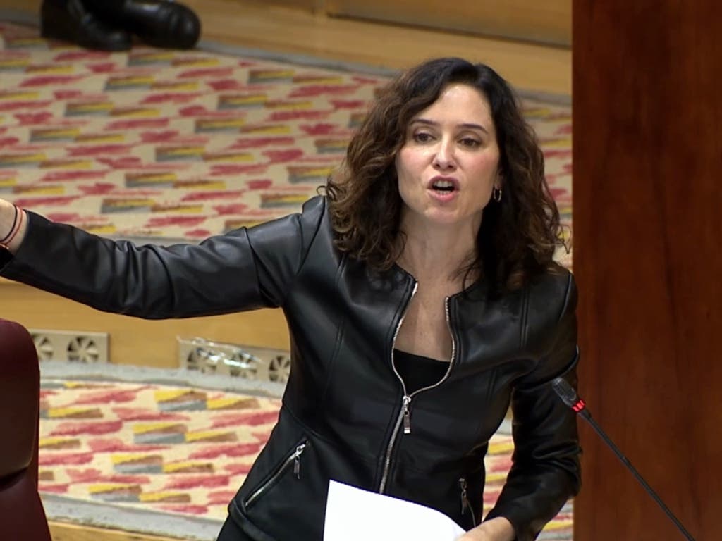 Ayuso al PSOE: «Tienen más corrupción que escaños, están hundidos»