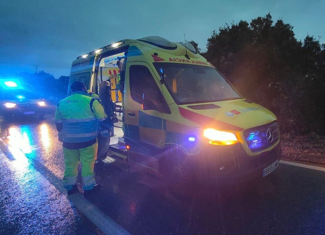 Muere un hombre de 80 años en un accidente de tráfico en Los Santos de la Humosa