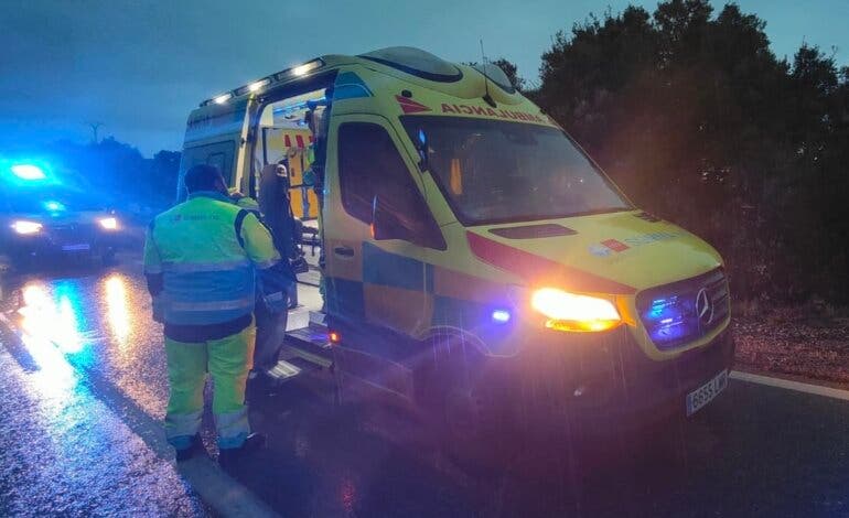 Muere un hombre de 80 años en un accidente de tráfico en Los Santos de la Humosa