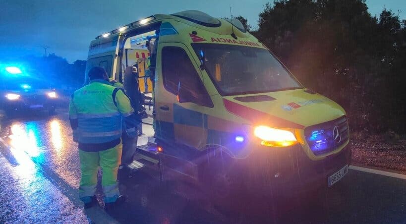 Muere un hombre de 80 años en un accidente de tráfico en Los Santos de la Humosa