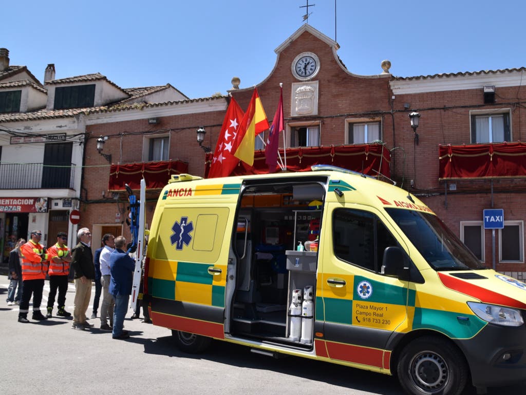 SUREM 112 estrena nueva ambulancia para Ambite, Campo Real, Nuevo Baztán, Pozuelo del Rey y Villar del Olmo