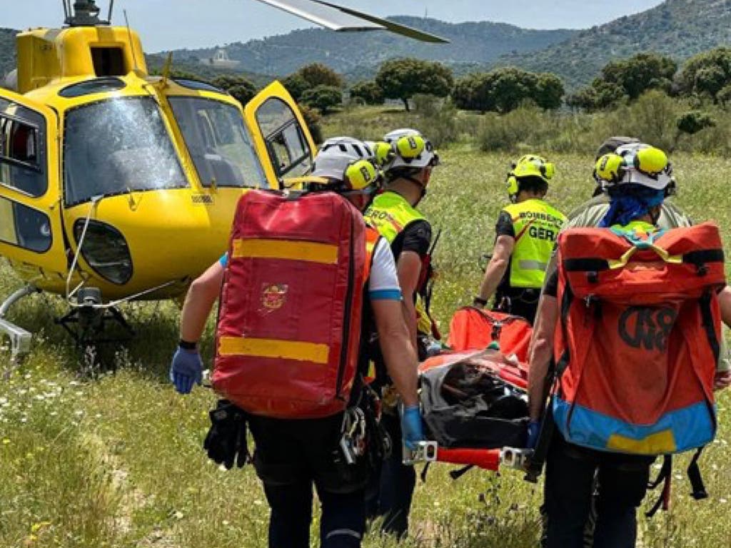 Tres heridos en distintos rescates de montaña este domingo en la Comunidad de Madrid