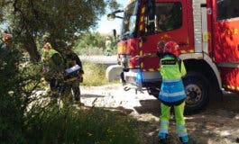 Muere un conductor de 82 años tras chocar contra un árbol en la M-507 en Navalcarnero