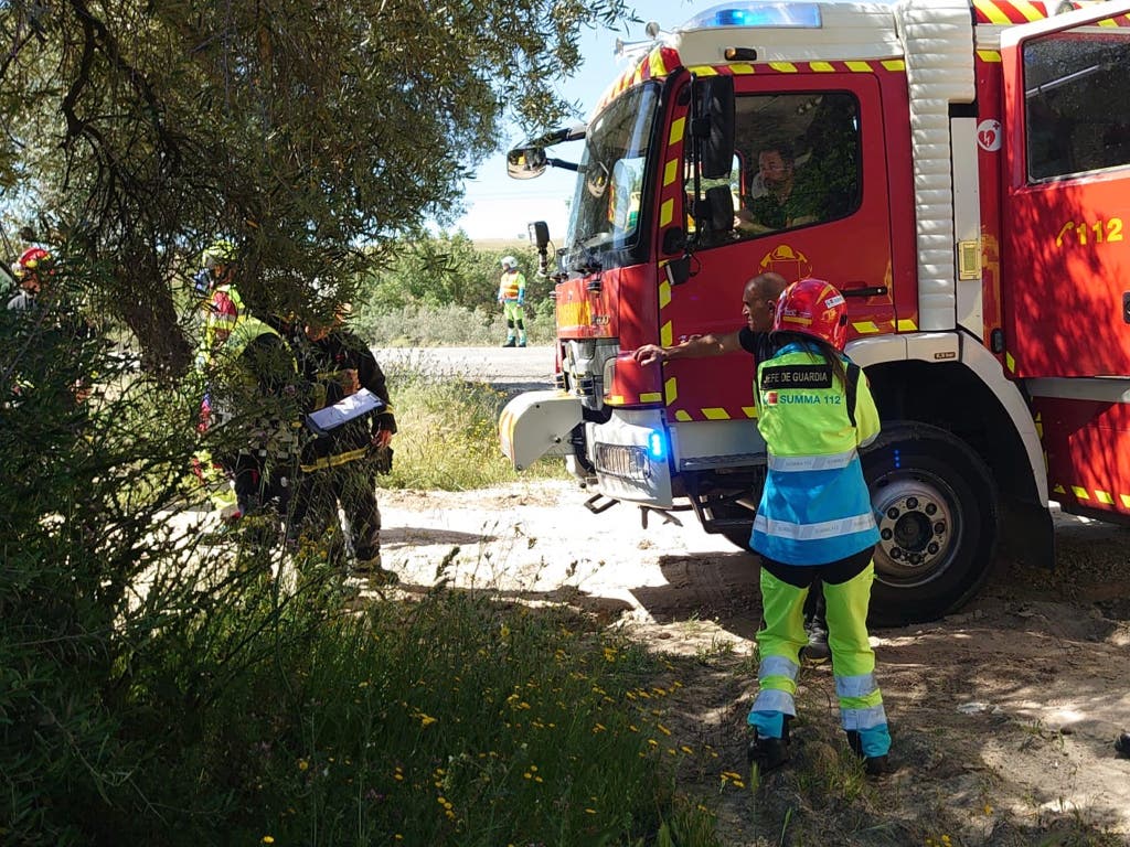 Muere un conductor de 82 años tras chocar contra un árbol en la M-507 en Navalcarnero