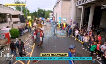 Los Gigantes y Cabezudos de Torrejón, en el estreno del nuevo «Sálvame» de TVE 