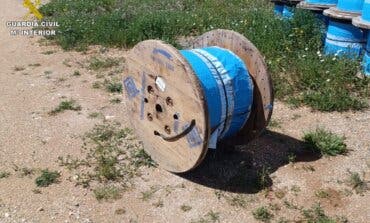 Tres detenidos tras intentar robar dos bobinas de aluminio en un parque solar de Almadrones (Guadalajara)