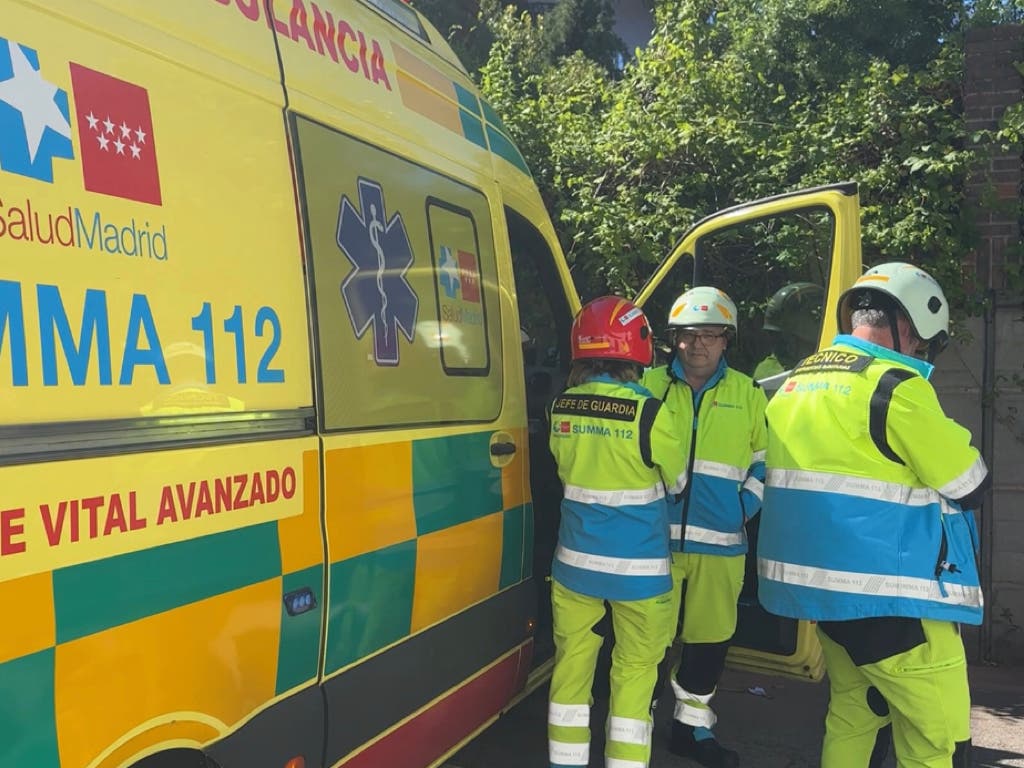 Herido grave un obrero tras caer de un andamio de 8 metros de altura en Chamartín