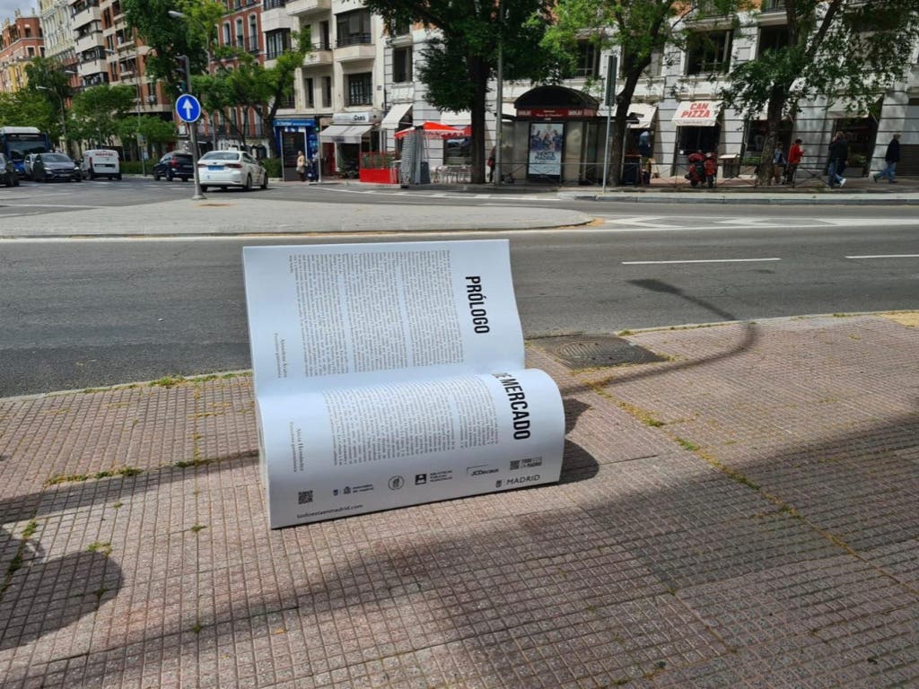 Madrid se vuelve a llenar de bancos con forma de libro para fomentar la lectura
