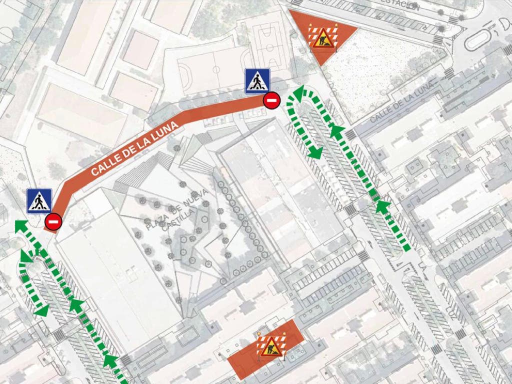 Meco arranca la remodelación del barrio Ciudad de la Luz con cortes de tráfico