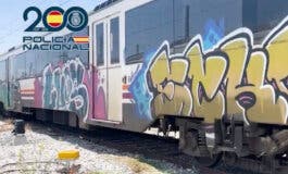 Detenidos en Torrejón y otras localidades los presuntos autores de 287 grafitis en trenes