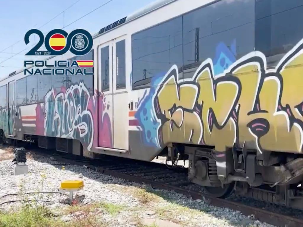 Detenidos en Torrejón y otras localidades los presuntos autores de 287 grafitis en trenes