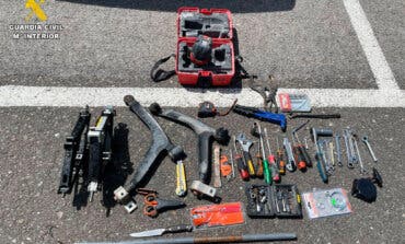 Detenidos por robar herramientas en furgonetas aparcadas junto a obras en Tres Cantos
