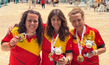 Tres deportistas de Torrejón se proclaman campeonas de España de petanca