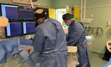 Un paciente con angina severa, primer caso tratado en Torrejón con el dispositivo Reducer