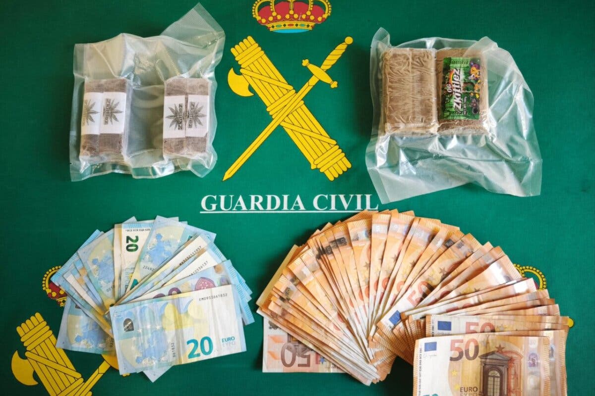 Detenido en Torija con 400 gramos de hachís y casi 3.000 euros en efectivo