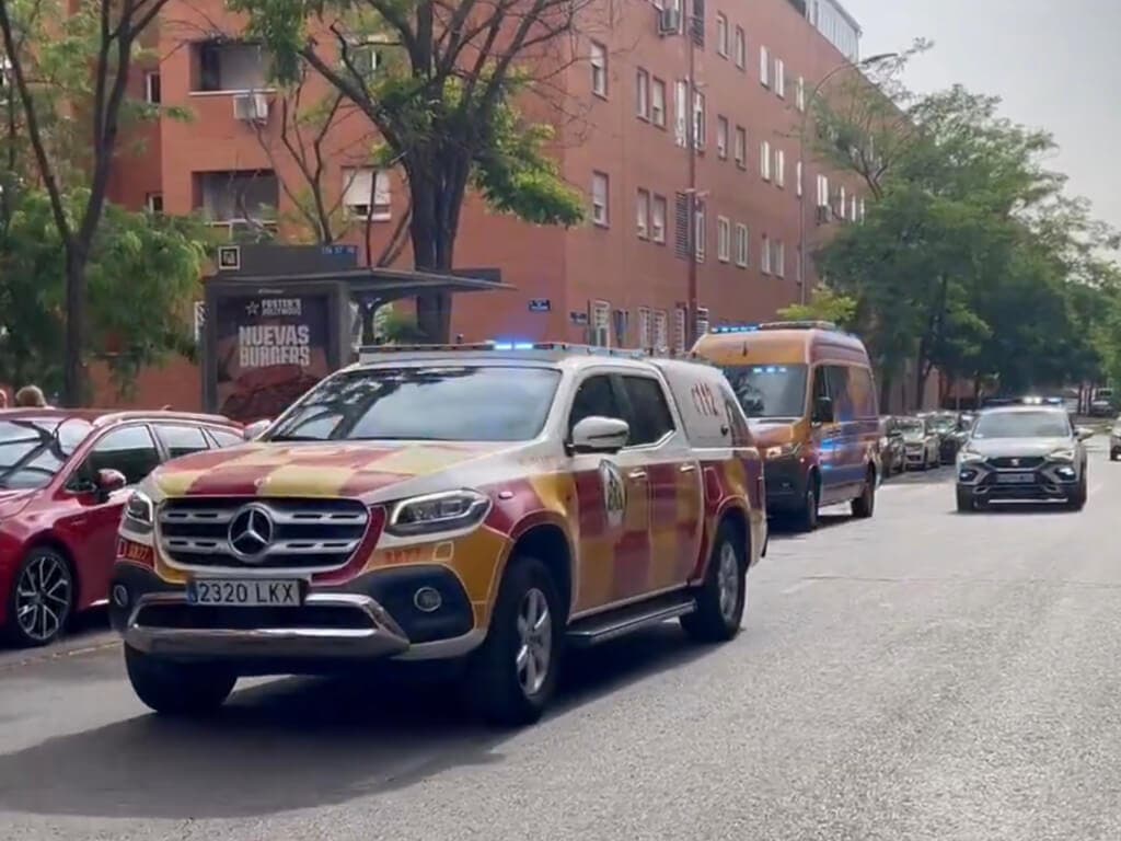 Herido grave un hombre tras sufrir un golpe de calor en Puente de Vallecas