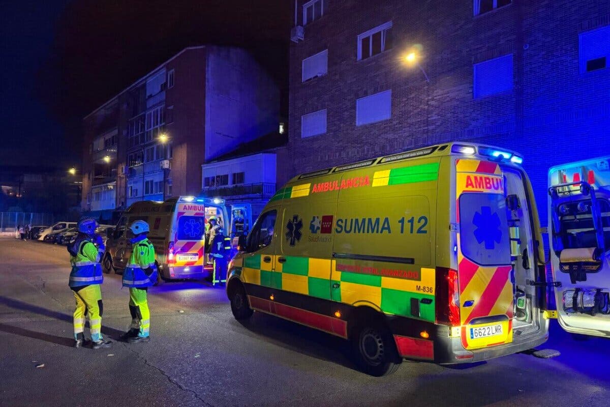 Seis intoxicados en un incendio en Torrejón por la posible explosión de un patinete eléctrico
