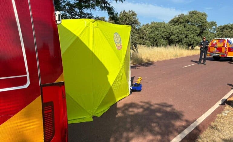 Herido grave un ciclista de 75 años en Madrid tras sufrir una caída al cruzársele un perro