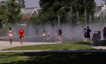 Madrid activa la playa de Madrid Río y las pérgolas refrescantes de La Gavia y Plaza de España
