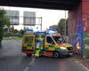 Muere un motorista en Alcorcón tras chocar contra el pilar de un puente