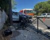Dos heridos graves al empotrarse un coche contra una valla en Cardenal Herrera Oria, en Madrid