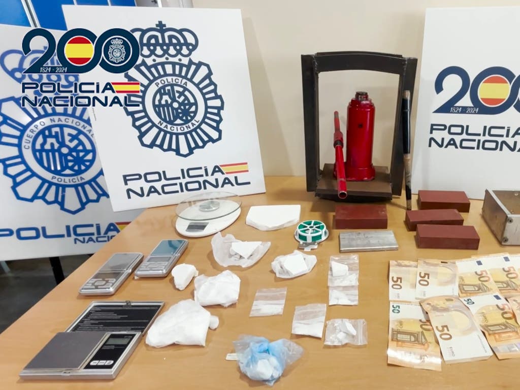 Cuatro detenidos en Torrejón por vender cocaína en locales de ocio