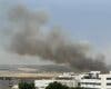 Un incendio agrícola en San Fernando de Henares provoca una gran columna de humo visible desde varias localidades