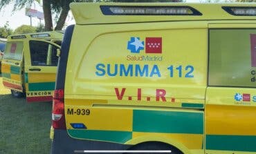Muy grave un hombre tras cortarse la arteria radial al caerle encima un cristal en El Molar