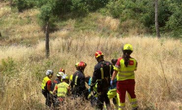 Grave un ciclista tras caer por un terraplén de 20 metros en Valdilecha