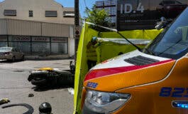 Herido grave un motorista de 24 años tras chocar con un coche en Villa de Vallecas
