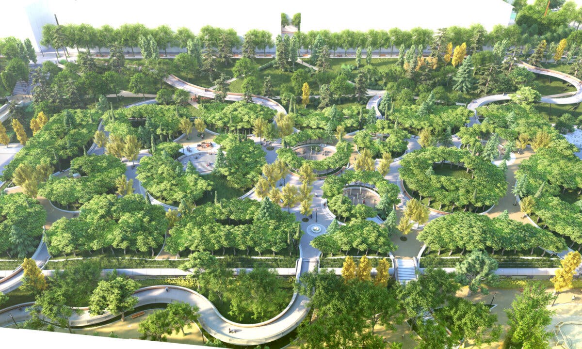 Arrancan las obras de Parque Ventas, el gran pulmón verde sobre la M-30