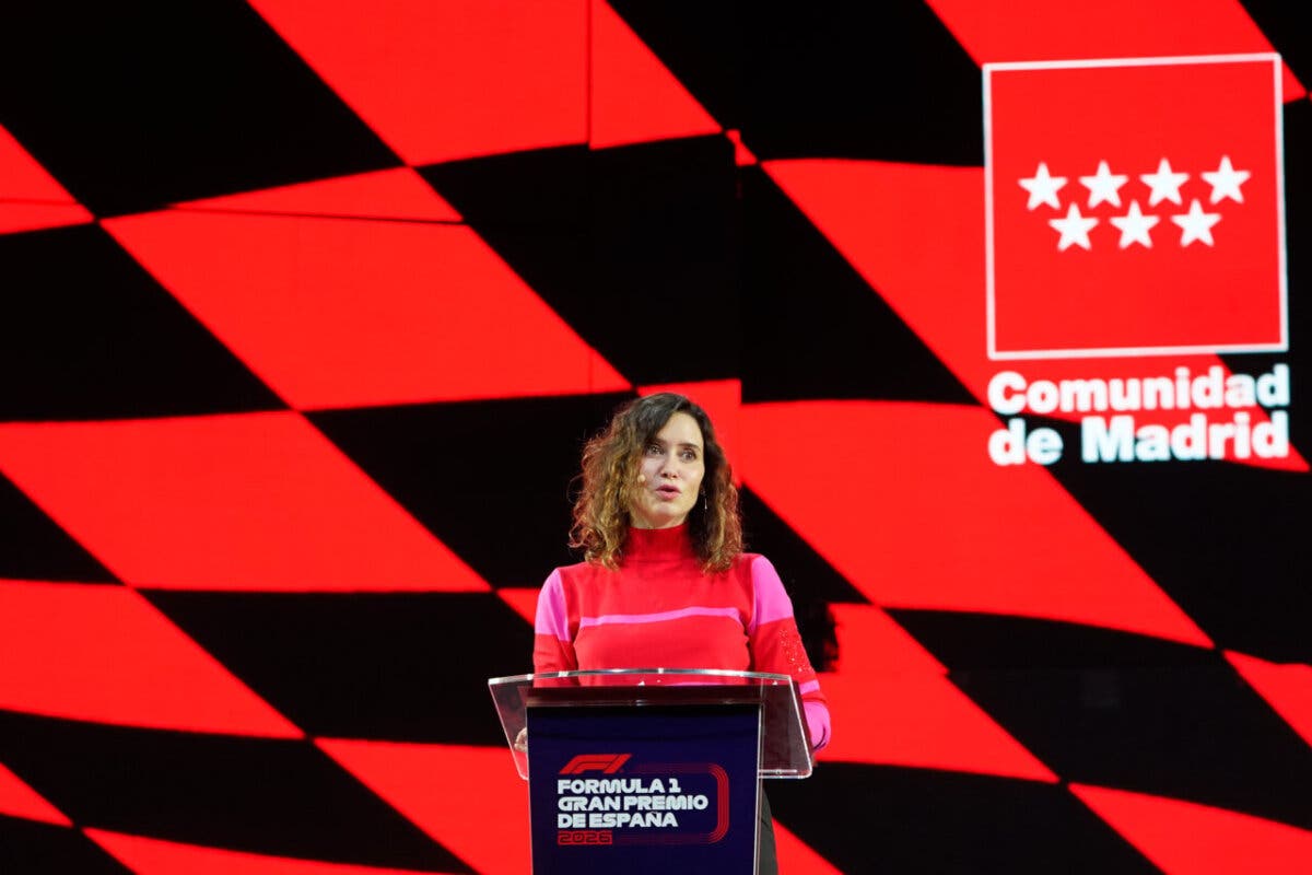 Ayuso celebra el regreso de la Fórmula 1: «Madrid vive los mejores años de su historia»
