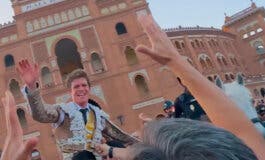Borja Jiménez llega a Torrejón tras su tercera Puerta Grande en Las Ventas