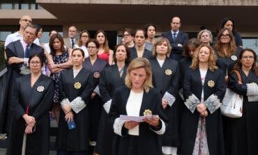 Jueces y fiscales protestan en Alcalá de Henares contra la reforma judicial del Gobierno