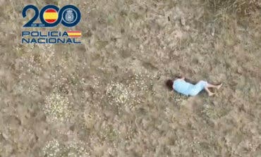 Un dron de la Policía localiza a una pareja con alzhéimer desaparecida en Leganés