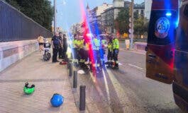 Atropella a un hombre en Madrid, lo deja grave y huye dejando la moto tirada