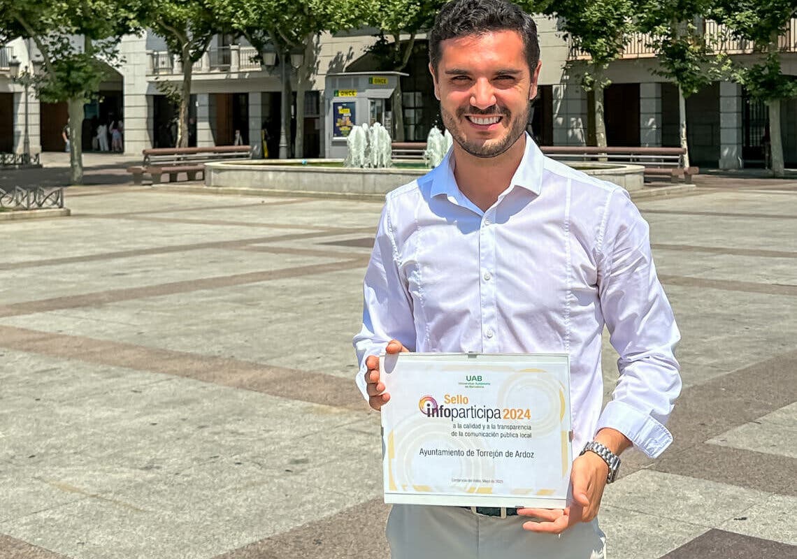 Torrejón logra el 100 % en transparencia y entra en el top de ayuntamientos más transparentes de España