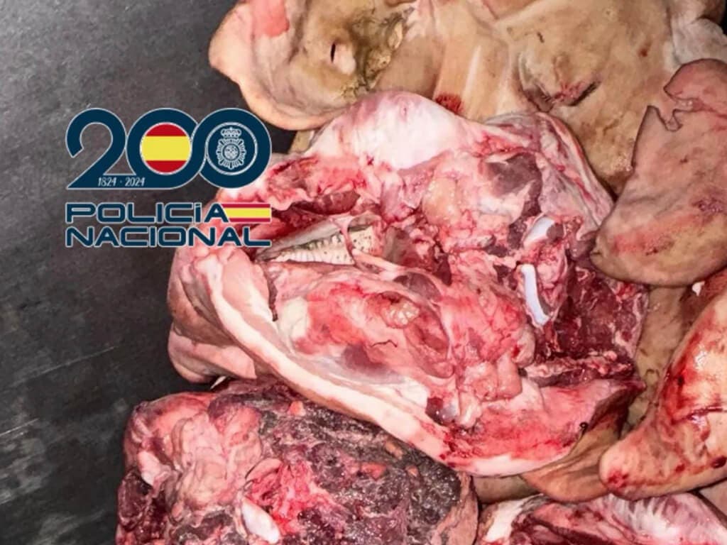 Detenido en Leganés un empresario por vender carne podrida adulterada con productos químicos