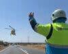 Grave un motorista tras salirse de la vía en la M-404 en Torrejón de Velasco