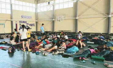 Una fuerte tormenta obliga a evacuar a 80 niños de un campamento en Sigüenza