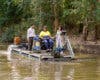 Vuelve al río Henares el barco anfibio de Torrejón contra los mosquitos y la mosca negra
