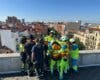 Herido grave un trabajador tras caer desde un poste en una azotea en Madrid