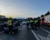 Tres heridos tras volcar un coche en la M-30