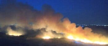 Reabierta la A-5 tras el incendio de Méntrida, que sigue activo y ha calcinado 3.100 hectáreas
